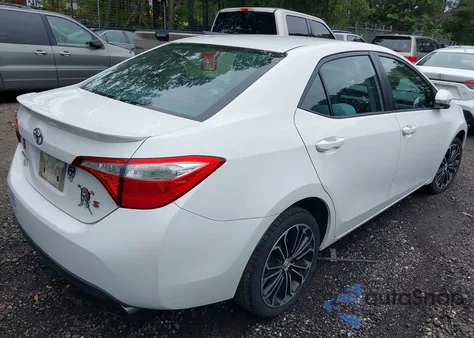 2016 Toyota Corolla S Plus z USA, uszkodzony, nr VIN 2T1BURHE5GC630985